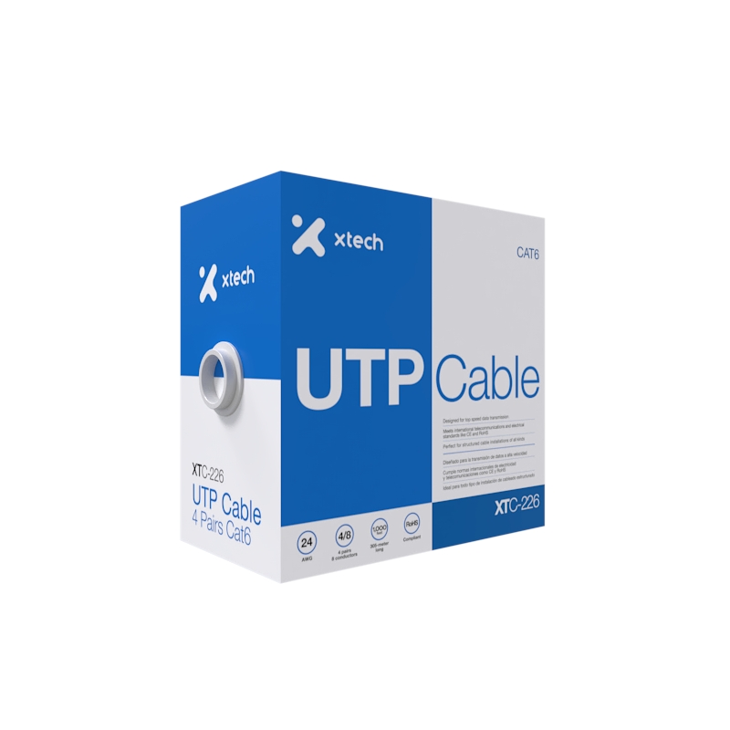 Cable UTP, 4 pares Cat6 - XTC-226