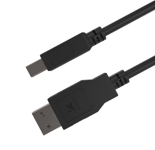 Xtech XTC-303 10FT USB 2.0 A-MALE TO B-MALE MOLDED