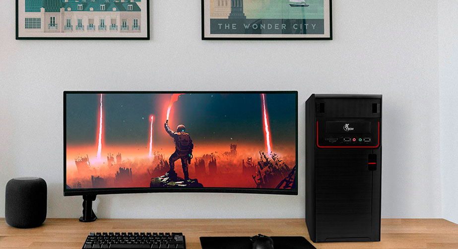 Gabinete XTECH XTQ-100 Micro ATX Color Negro C/Fuente 600W - - en Elite Center