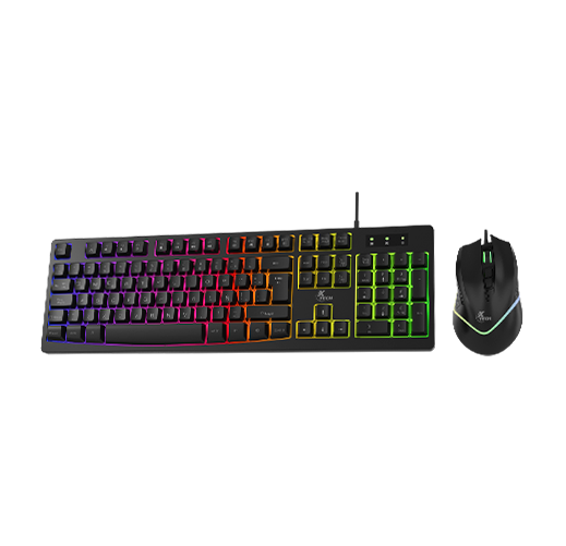 Antec - Combo para videojuegos de teclado multimedia en español y