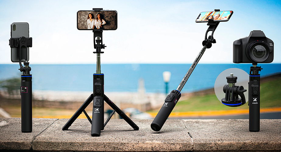 SnapFlex | Selfie stick con trípode y control remoto - XSS-211