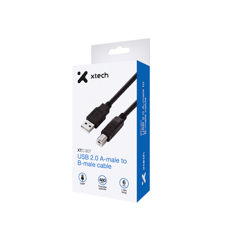CABLE PARA IMPRESORA XTECH XTC-307 1.8 METROS