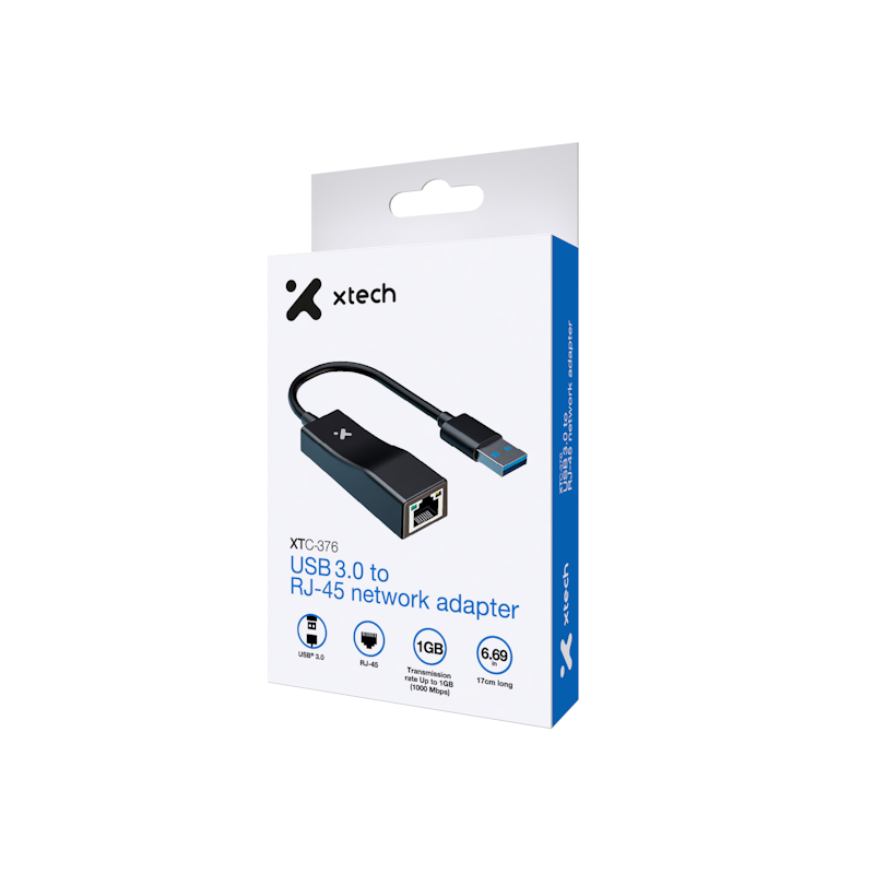 ADAPTADOR USB 3.0 TO RJ-45 XTECH