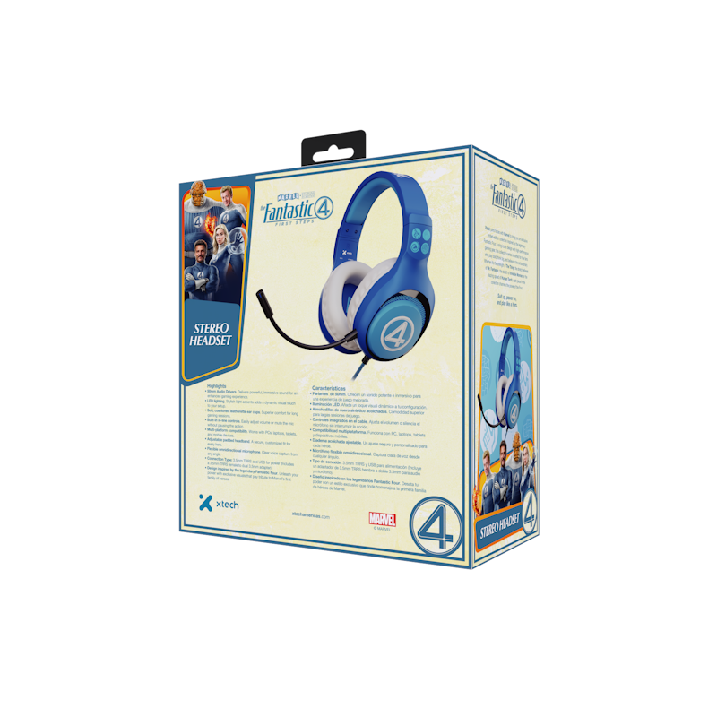 Fantastic 4 Edition | Wired stereo headset with microphone - XTH