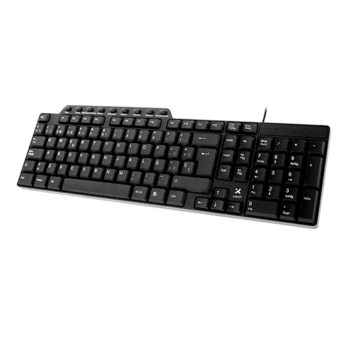 TECLADO ALAMBRICO ESPAÑOL XTECH XTK-160S